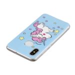 Θήκη TPU Σιλικόνης Μονόκερος για Xiaomi Mi 8 - Γαλάζιο