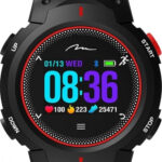 MEDIA TECH BT4.0 X-Fit Smartband Color Display MT860KR - Κόκκινο