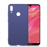 Θήκη TPU Σιλικόνης για Huawei Y7 2019 - Ματ Σκούρο Μπλε
