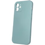 Θήκη TPU Σιλικόνης Metallic με Υφασμάτινη Επένδυση για iPhone 12 - Πράσινο
