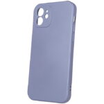 Θήκη TPU Σιλικόνης Metallic με Υφασμάτινη Επένδυση για iPhone 12 - Ανοιχτό Μπλε