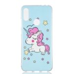 Θήκη TPU Σιλικόνης Μονόκερος για Redmi Note 7 - Γαλάζια