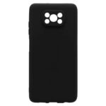 Θήκη TPU Σιλικόνης με Υφασμάτινη Επένδυση για Xiaomi Poco X3 NFC / Poco X3 Pro - Μαύρο