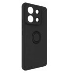 Θήκη Finger Grip για Xiaomi Redmi Note 13 5G με Βάση Στήριξης - Μαύρη