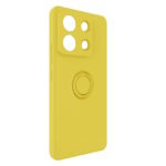Θήκη Finger Grip για Xiaomi Redmi Note 13 4G με Βάση Στήριξης - Κίτρινο