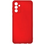 Θήκη TPU Σιλικόνης με Υφασμάτινη Επένδυση για Samsung Galaxy A55 - Κόκκινο