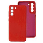 Θήκη TPU Σιλικόνης με Υφασμάτινη Επένδυση για Samsung Galaxy S23 - Κόκκινο