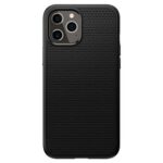 Θήκη Liquid Air SPIGEN για iPhone 12 / 12 Pro - Μαύρο Ματ
