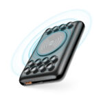 FOREVER Power Bank με Ασύρματη Φόρτιση WTB-100 PD / QC 3.0 18W 10000 mAh με Βεντούζες Σταθεροποίησης - Μαύρο