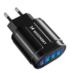 Φορτιστής Σπιτιού WOZINSKY Quick Charge με 4 Θύρες USB 48W - Μαύρο