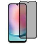 Privacy Tempered Glass / Τζαμάκι Προστασίας Full Glue για Galaxy A24 4G / A25 - Φιμέ Μαύρο