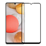 Full Glue Tempered Glass για Galaxy A42 - Μαύρο Πλαίσιο