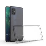 Αντιβακτηριακή Θήκη TPU Σιλικόνης 1.2mm για Galaxy A51 - Διάφανη