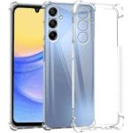 Θήκη TPU Σιλικόνης 1.5mm με Ενισχυμένες Γωνίες για Samsung Galaxy A55 - Διάφανo