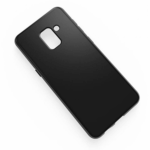 Θήκη TPU Σιλικόνης για Galaxy A6 2018 - Ματ Μαύρη
