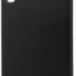 Θήκη TPU Σιλικόνης με Υφασμάτινη Επένδυση για Samsung A70 - Μαύρο