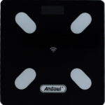 Andowl Smart Ζυγαριά με Λιπομετρητή Q-D001 - Μαύρο