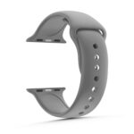 Λουράκι Σιλικόνης για Apple Watch 42mm / 44mm / 45mm - Ανοιχτό Γκρί