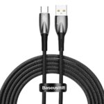 Baseus Glimmer Series Καλώδιο Γρήγορης Φόρτισης USB-A σε Type-C USB-C 480mbps Pd 100w 2μ. - Μαύρο CADH000501