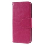 Θήκη Book Style με Λουράκι για iPhone 6 / 6S - Φούξια