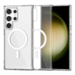 Σκληρή Θήκη GREEN ON Armor με MagSafe για Samsung Galaxy S24 Ultra - Διάφανο