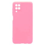 Θήκη TPU Σιλικόνης με Υφασμάτινη Επένδυση για Samsung A12 / M12 - Ροζ