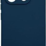 Θήκη TPU Σιλικόνης με Υφασμάτινη Επένδυση για Xiaomi Poco X6 - Μπλε