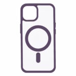 Σκληρή Θήκη με MagSafe για iPhone 13 Pro Max - Διάφανο / Σκούρο Μωβ