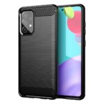 Θήκη TPU Σιλικόνης Carbon Fiber Style για Samsung Galaxy A33 - Μαύρο