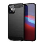 Θήκη TPU Carbon για iPhone 12 Pro Max - Μαύρη