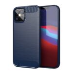 Θήκη TPU Carbon για iPhone 12  Pro Max - Μπλέ