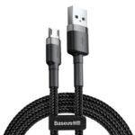Καλώδιο Micro USB BASEUS Cafule 2.4A 1 Μέτρο QC3.0 - Μαύρο Γκρι