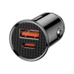 Φορτιστής Αυτοκινήτου BASEUS Circular PPS Smart με 2 Θύρες (USB Quick Charge 4.0 και Type -C PD 3.0) - Μαύρο (CCALL-YS01)