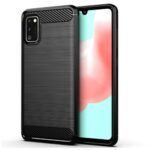 Θήκη TPU Σιλικόνης Carbon Fiber Style για Samsung Galaxy A13 4G - Μαύρη