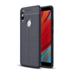 Θήκη TPU Σιλικόνης Litchi Pattern για Redmi S2 - Μπλε