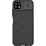 Σκληρή Θήκη Nillkin με Πορτάκι Προστασίας Κάμερας για Samsung Galaxy A22 5G - Μαύρο