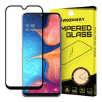 Tempered Glass Full Cover Full Glue WOZINSKY για Galaxy A20e - Μαύρο Πλαίσιο