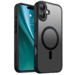 Σκληρή Θήκη Etteri Magsafe για iPhone 16 Plus - Μαύρο Φιμέ