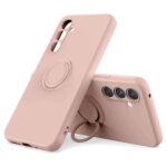 Θήκη Finger Grip με Βάση Στήριξης Δαχτυλίδι για Samsung Galaxy A35 - Ροζ
