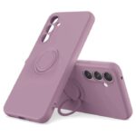 Θήκη Finger Grip με Βάση Στήριξης Δαχτυλίδι για Samsung Galaxy A55 - Ανοιχτό Μωβ