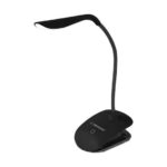Esperanza Deneb Φωτιστικό Γραφείου LED με Εύκαμπτο Βραχίονα και Κλιπ σε Μαύρο Χρώμα
