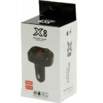 X8 FM Transmiter Bluetooth MP3 / microSD / Φορτιστής Αυτοκινήτου 2.1A - Μαύρο