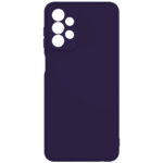 Θήκη TPU Σιλικόνης με Υφασμάτινη Επένδυση για Samsung Galaxy A23 - Μπλε