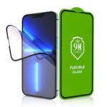 Nano Flexi Hybrid Tempered Glass FULL GLUE για iPhone X / XS / 11 Pro - Μαύρο Πλαίσιο