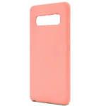 Θήκη TPU Σιλικόνης με Εσωτερική Υφασμάτινη Επένδυση για Galaxy S10 Plus - Ροζ