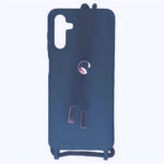 Θήκη Σιλικόνης με Κορδόνι Κολιέ για Samsung Galaxy A13 5G / A04s - Σκούρο Μπλε