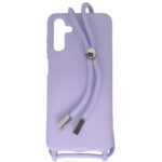 Θήκη Σιλικόνης με Κορδόνι Κολιέ για Samsung Galaxy A13 5G / A04s - Μωβ