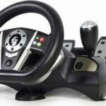Gembird Αγωνιστική Τιμονιέρα με Πετάλια Δόνηση και Επαναφορά για PC / PS3 / PS4 / SWITCH - STR-M-01