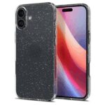 Θήκη TPU Σιλικόνης Glitter για iPhone 16 - Φιμέ