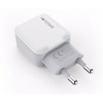 Φορτιστής Σπιτιού GREEN ON A2202 με 2 Θυρες USB 2.4A - Λευκό